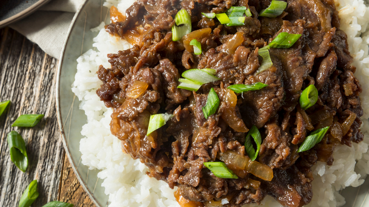 AIPFriendly Korean Beef with Cauliflower Rice