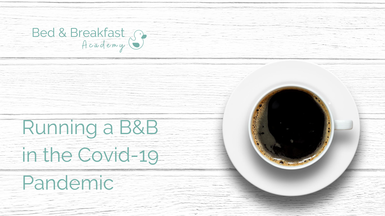 Running a B&B in the covid19 pandemic | cup of black coffee on a whitewashed wooden surface