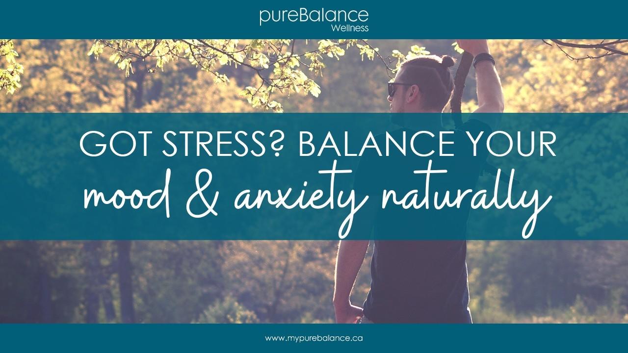 man leaning up against a tree - Got Stress? Balance Your Mood & Anxiety Naturally