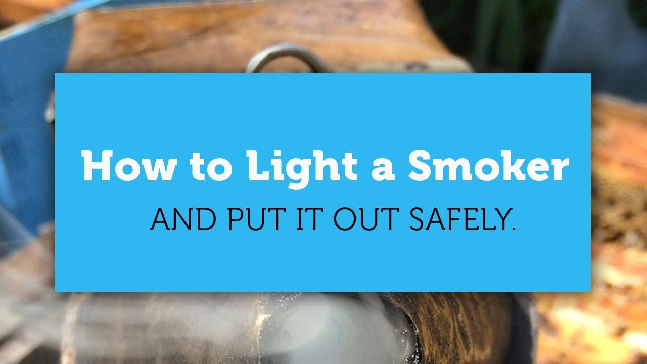 how to light a smoker blog title page