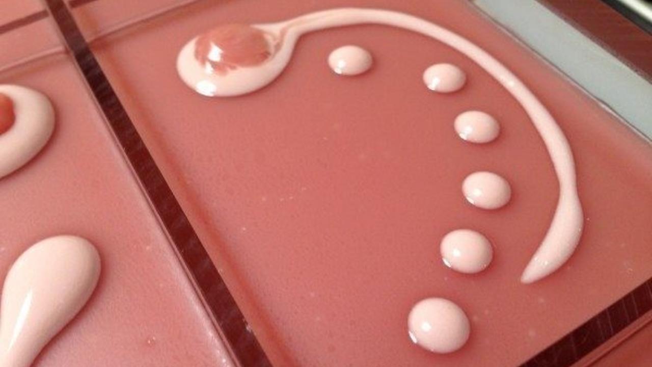 soap bar colored with manjistha