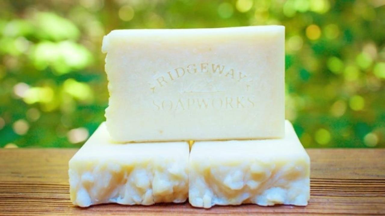 this bars of cream colored soap