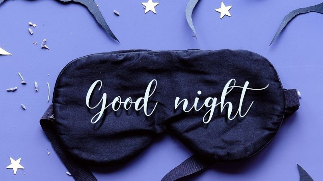 Image of Eye Mask with the words good night