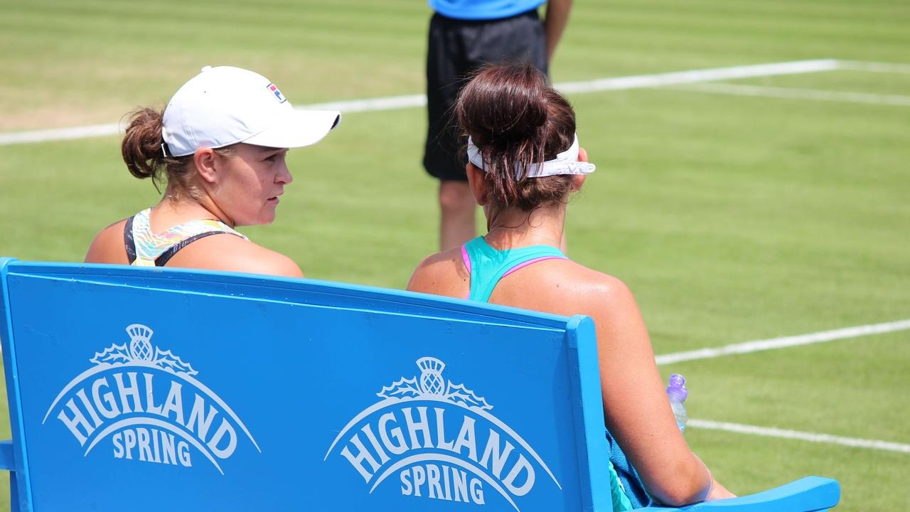 image of Ash Barty getting tennis results