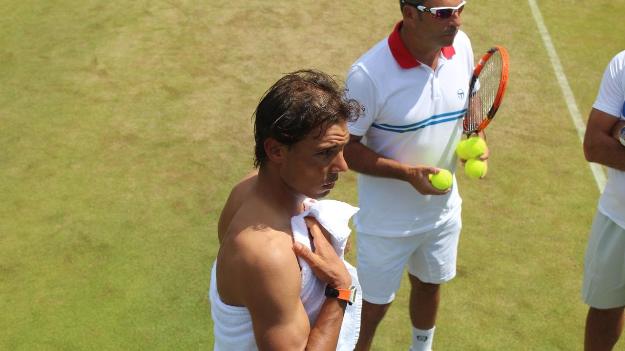 image of rafa nadal with tennis fitness
