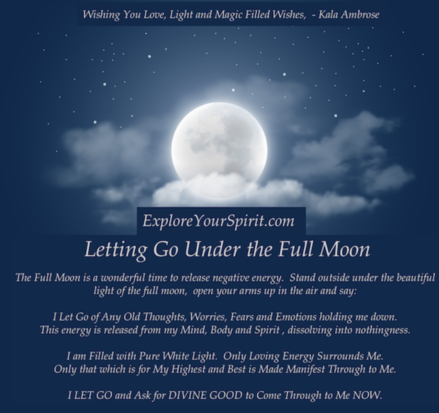 Full Moon Release Ritual Full Moon Release Ritual
