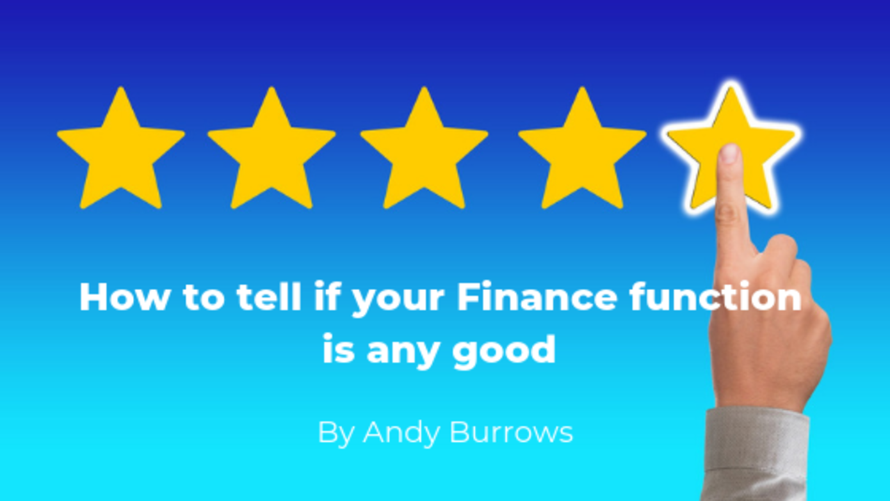 What Is A Good Finance Function