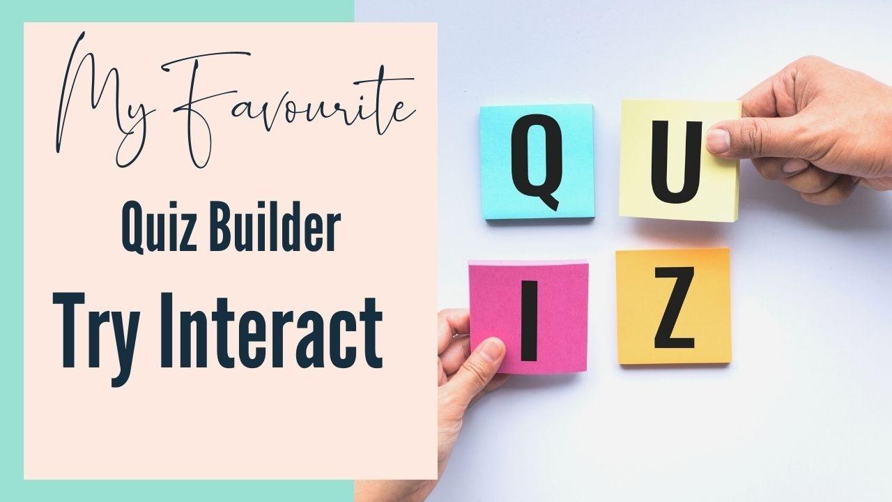 Review of try interact the quiz software