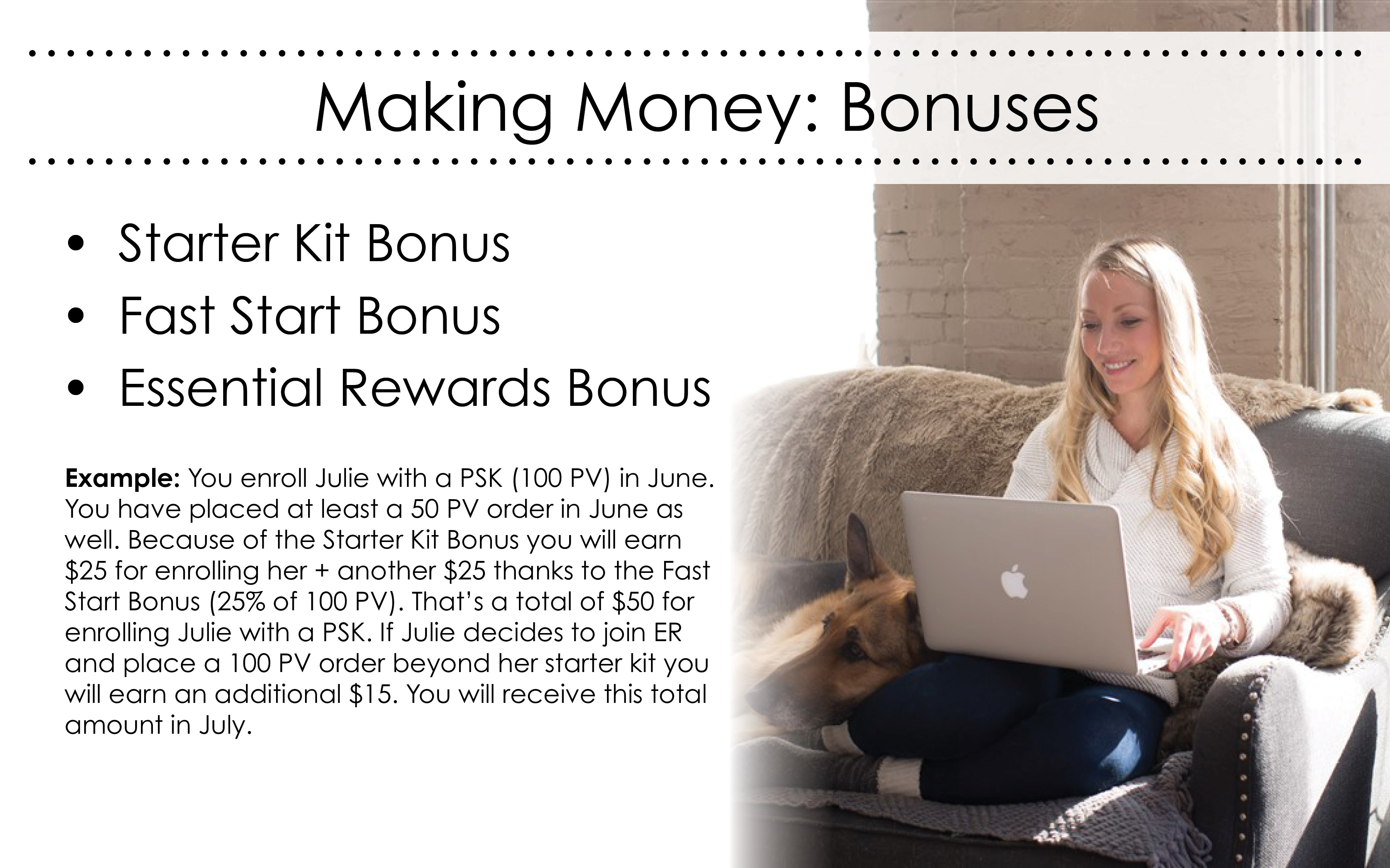 bonuses