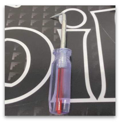 Hakenwerkzeug und Nylon Push Stick