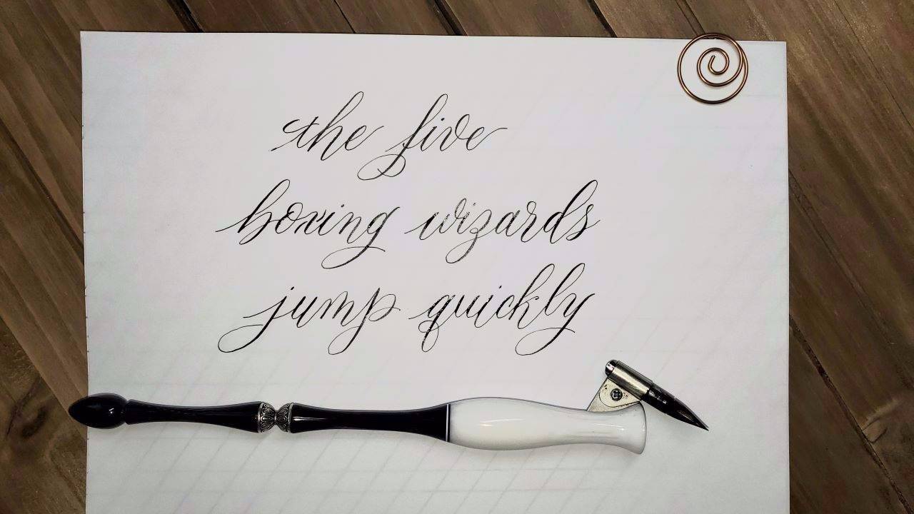 Copperplate Calligraphy With a Modern Twist pt. 2 Majuscules
