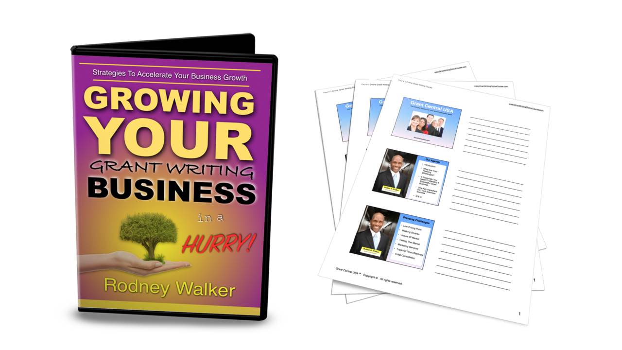 Grant writer business plan