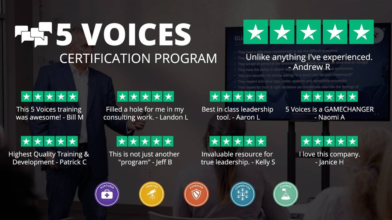 Get Certified in 5 Voices™ GiANT University