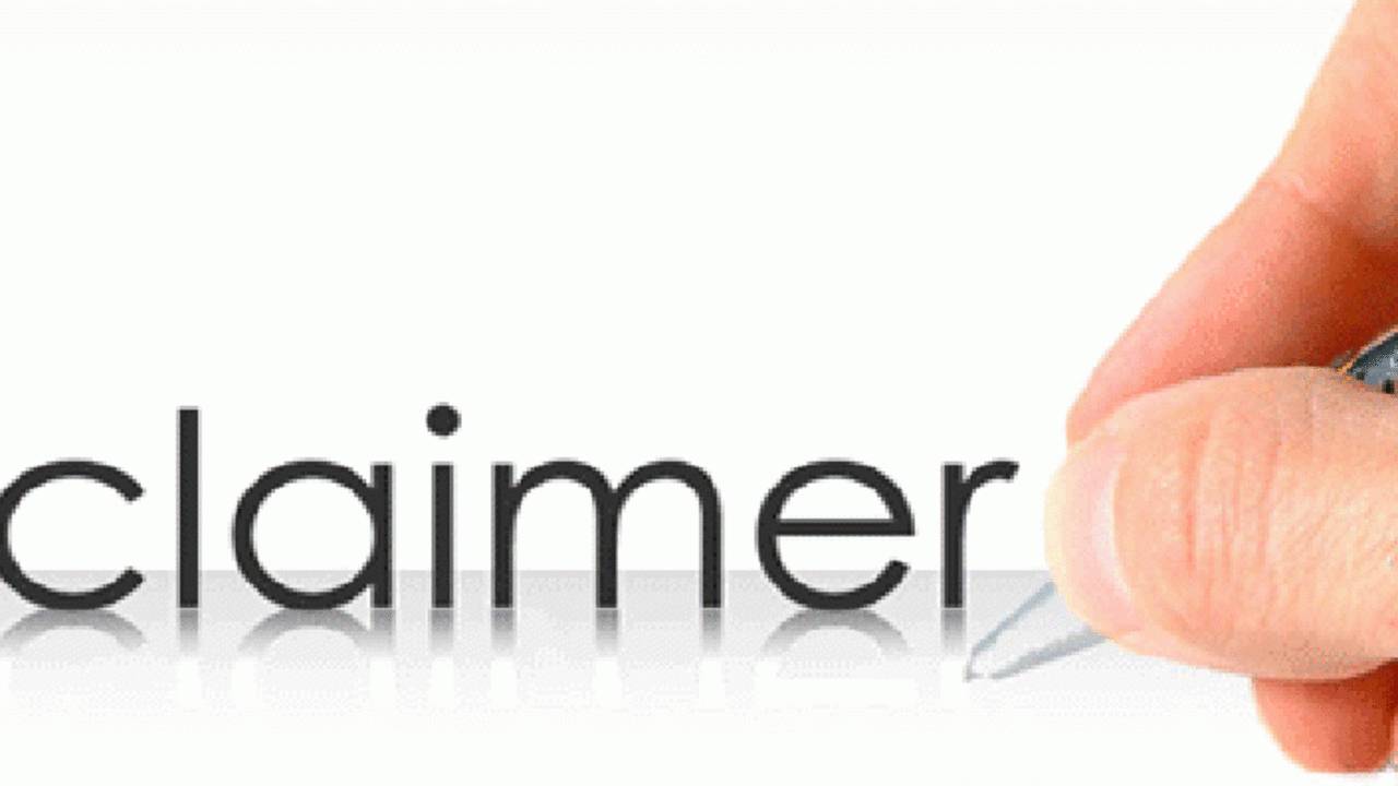 Earnings Disclaimer >> Earnings Disclaimer Earnings Disclaimer >> Earnings Disclaimer