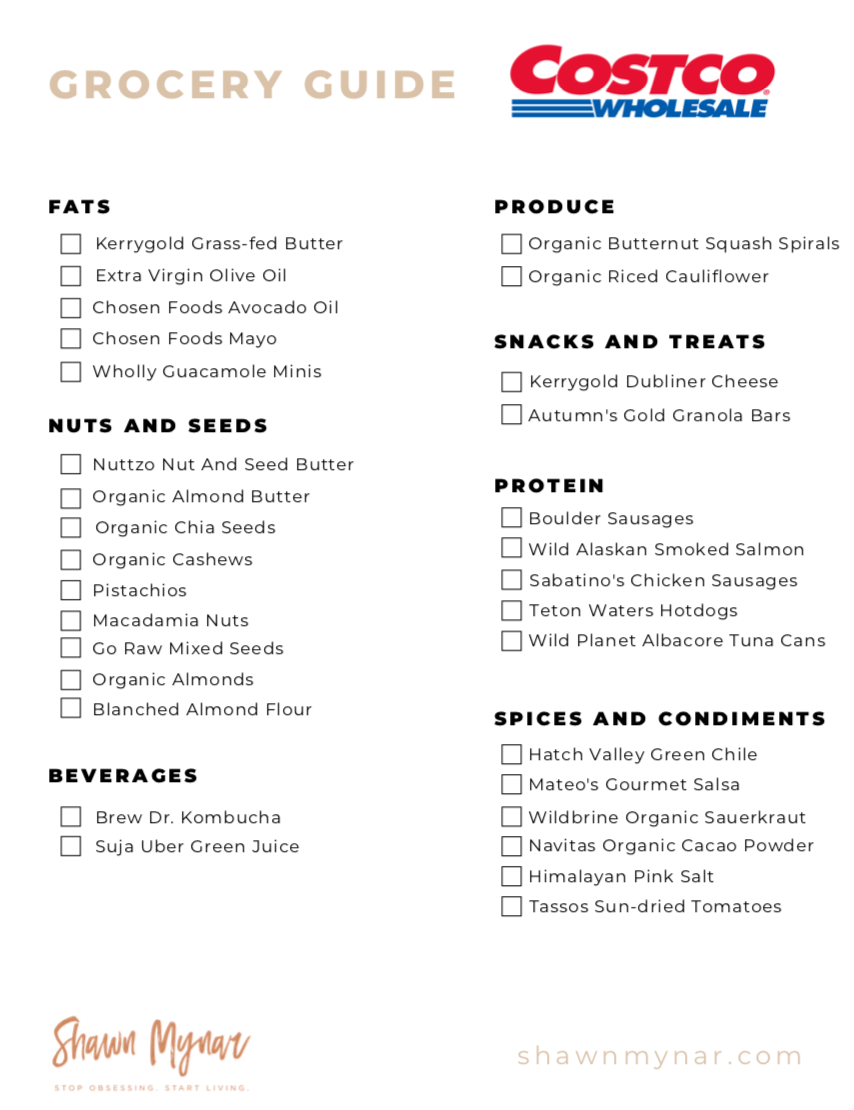Costco Grocery Guide