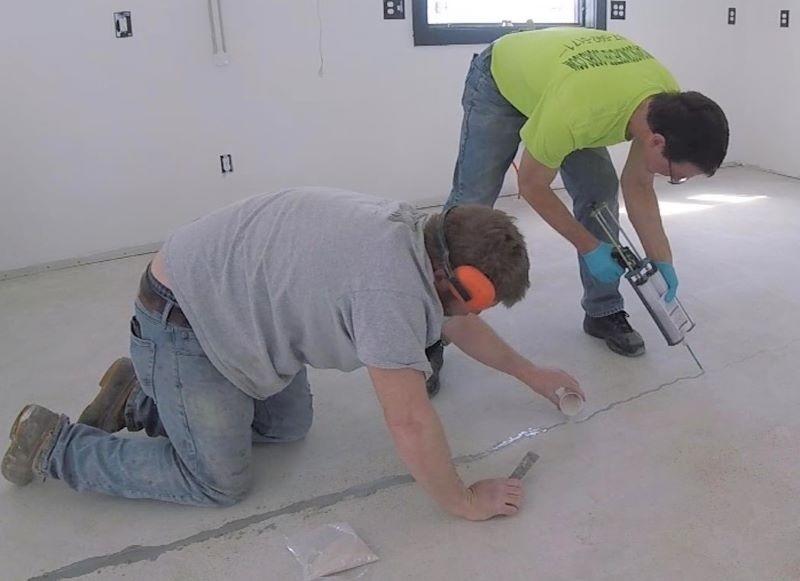How to install and epoxy floor coating