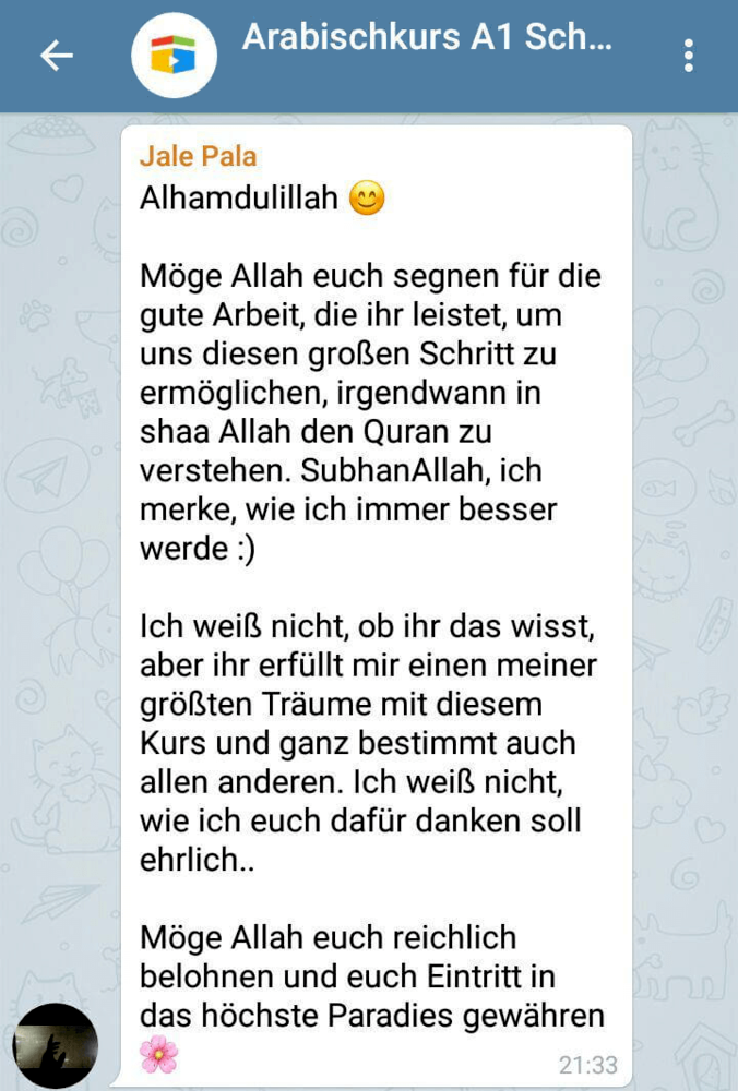 Arabisch lernen Telegram
