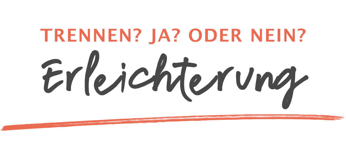 trennen ja oder nein, vorankommen
