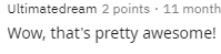 comment