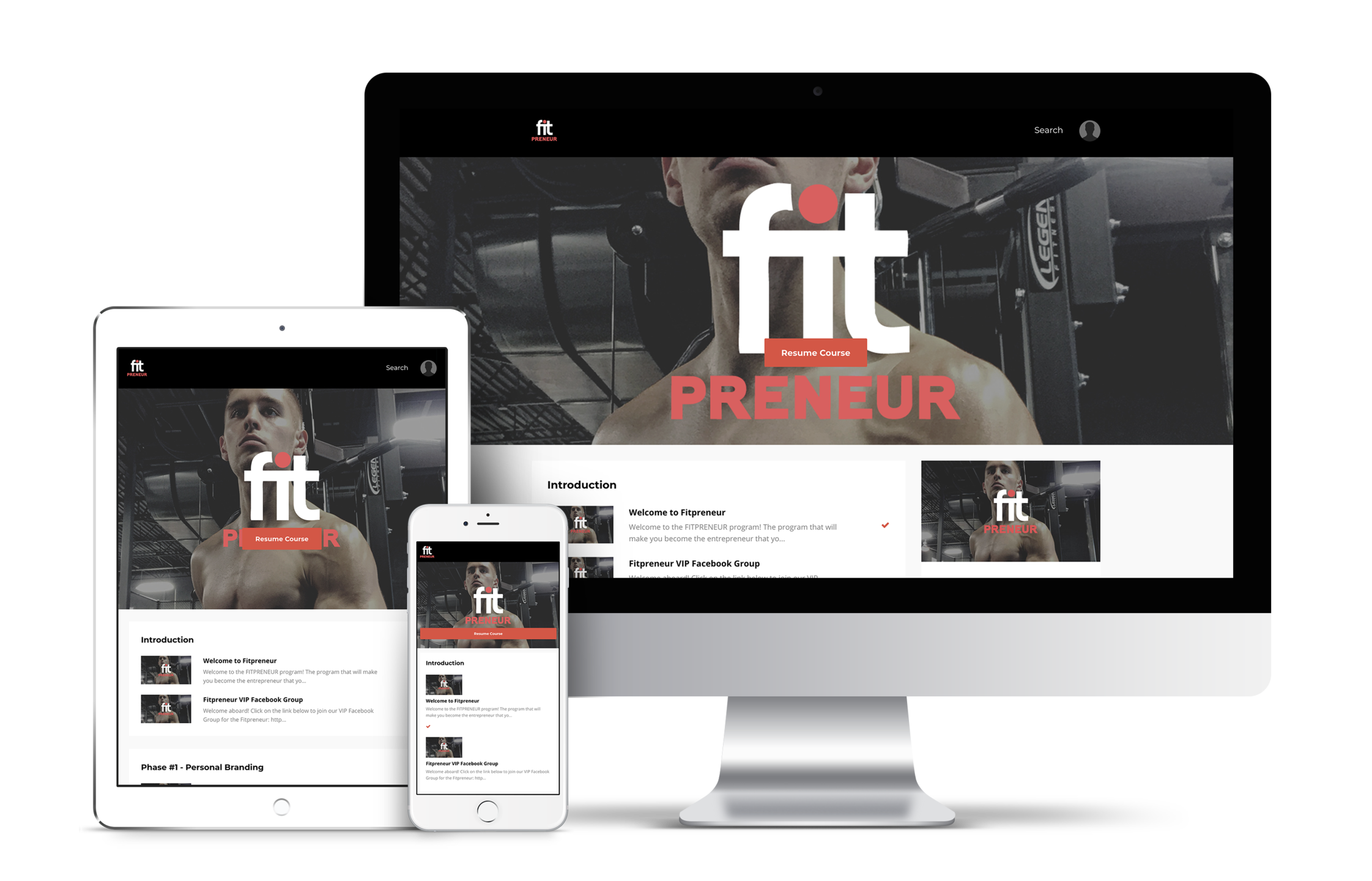 Fitpreneur Dashboard