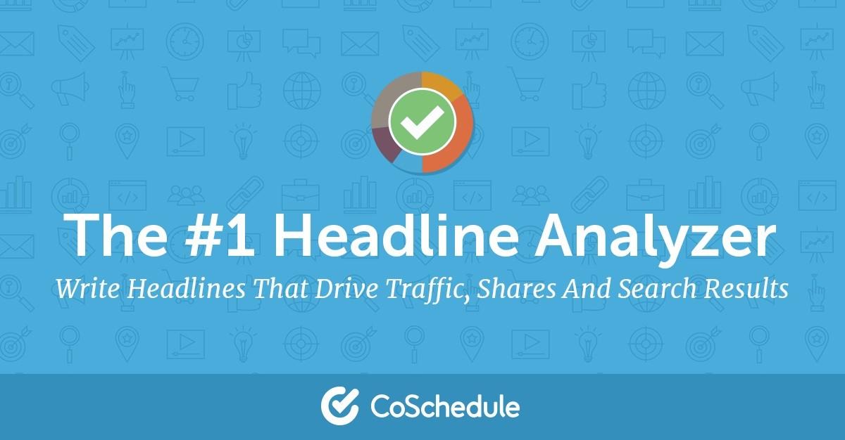 analyse your headlines and drive more traffic with headline analyser