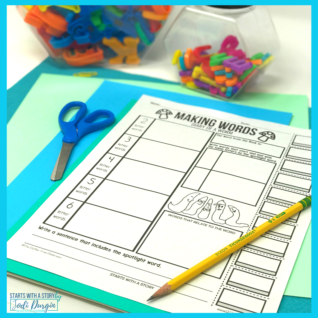 Diary of a Worm Book Activities