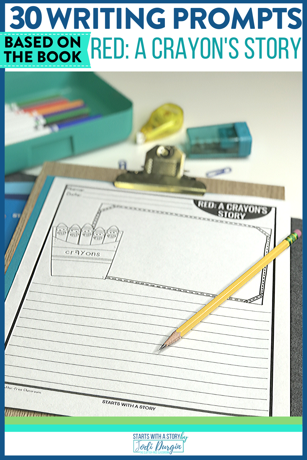 Red A Crayon's Story Book Activities