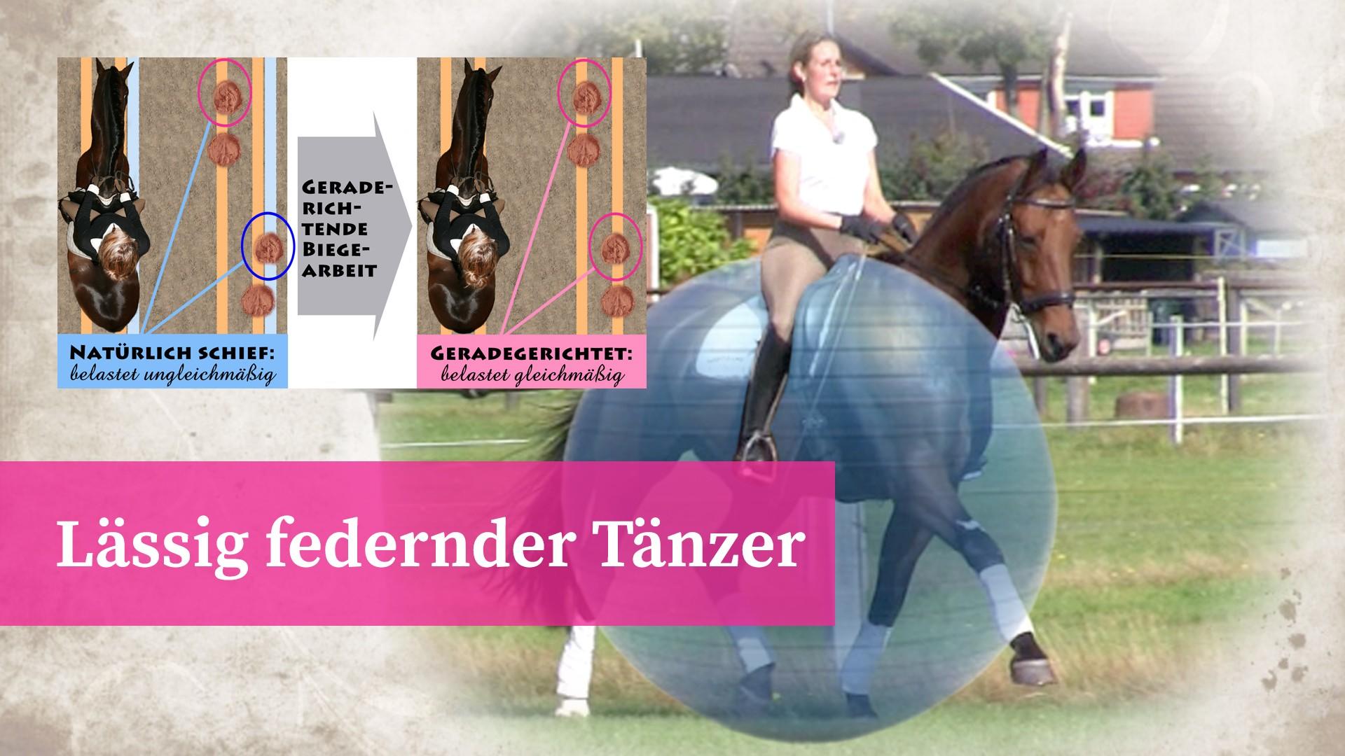 Lässig federnder Tänzer