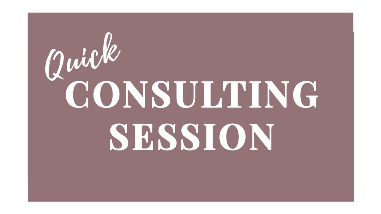 Quick Consulting Session