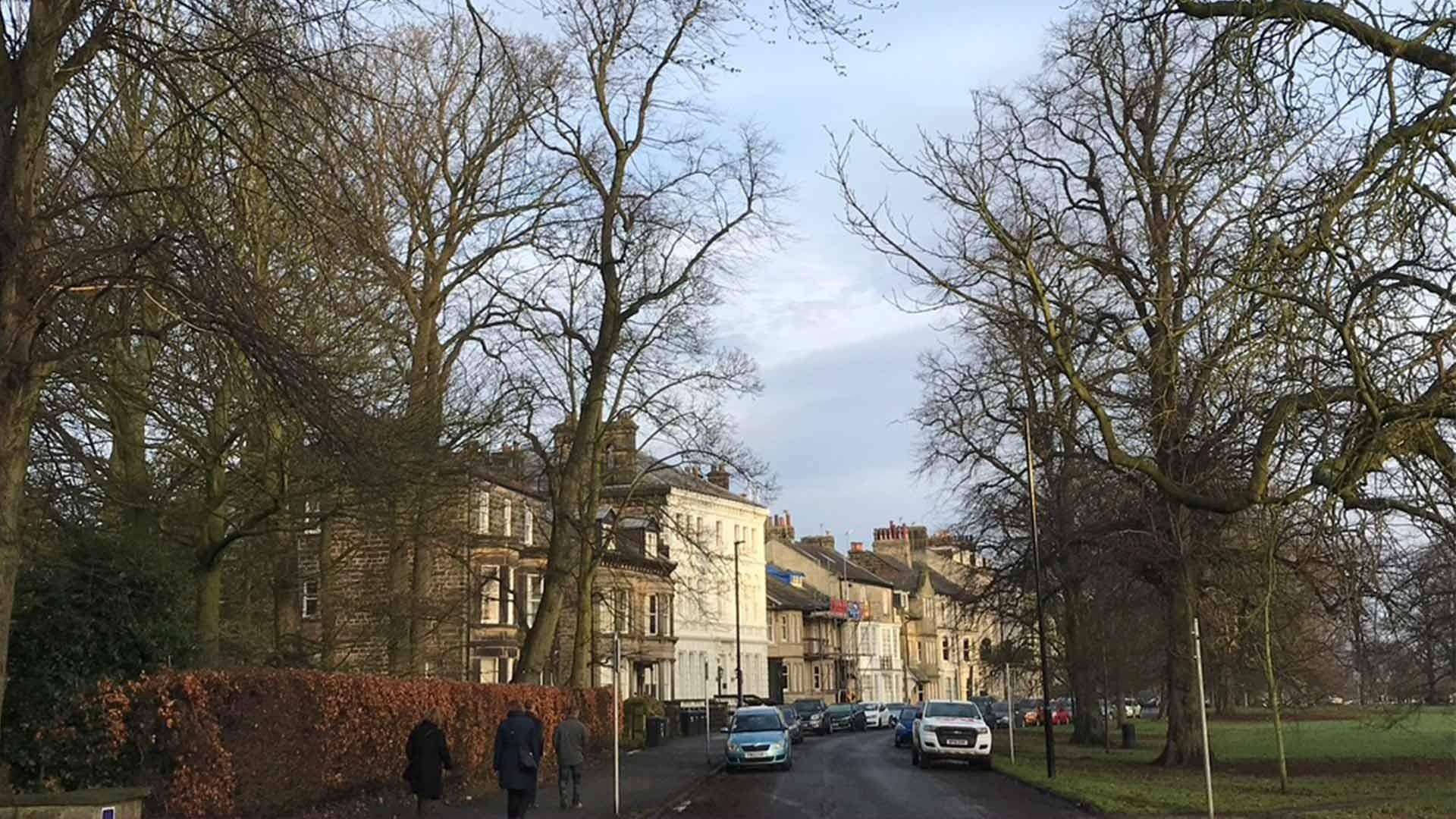 Park Parade on a sunny winter morning