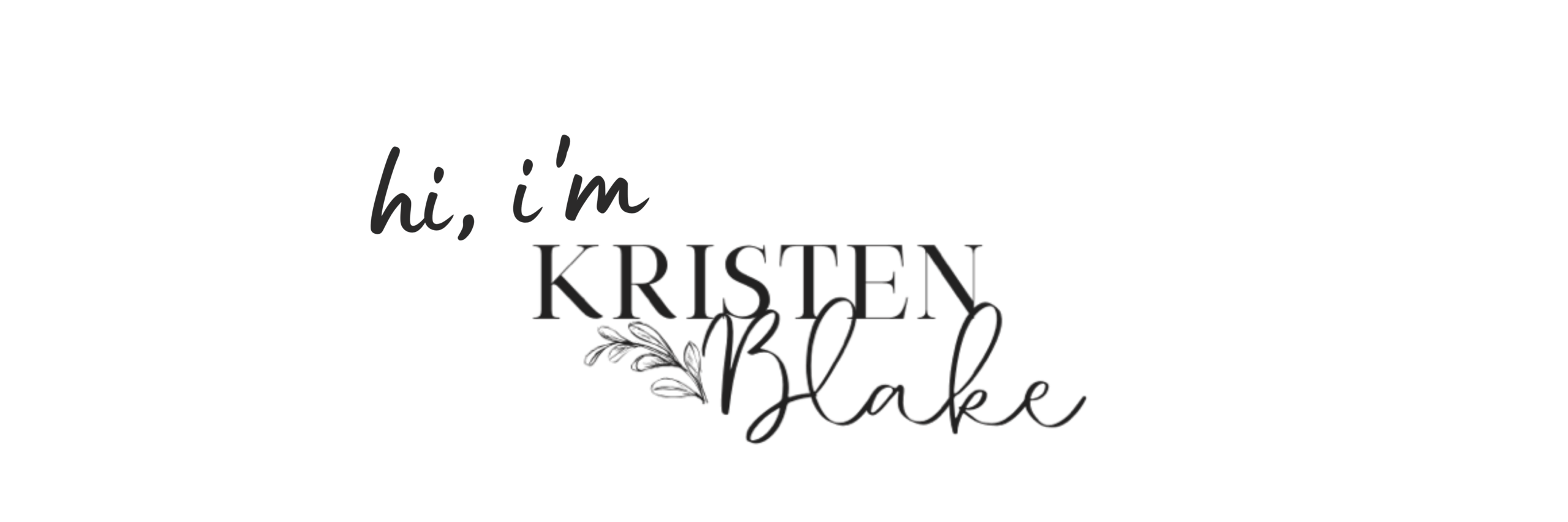 Introduction for holistic nutritionist Kristen Blake.
