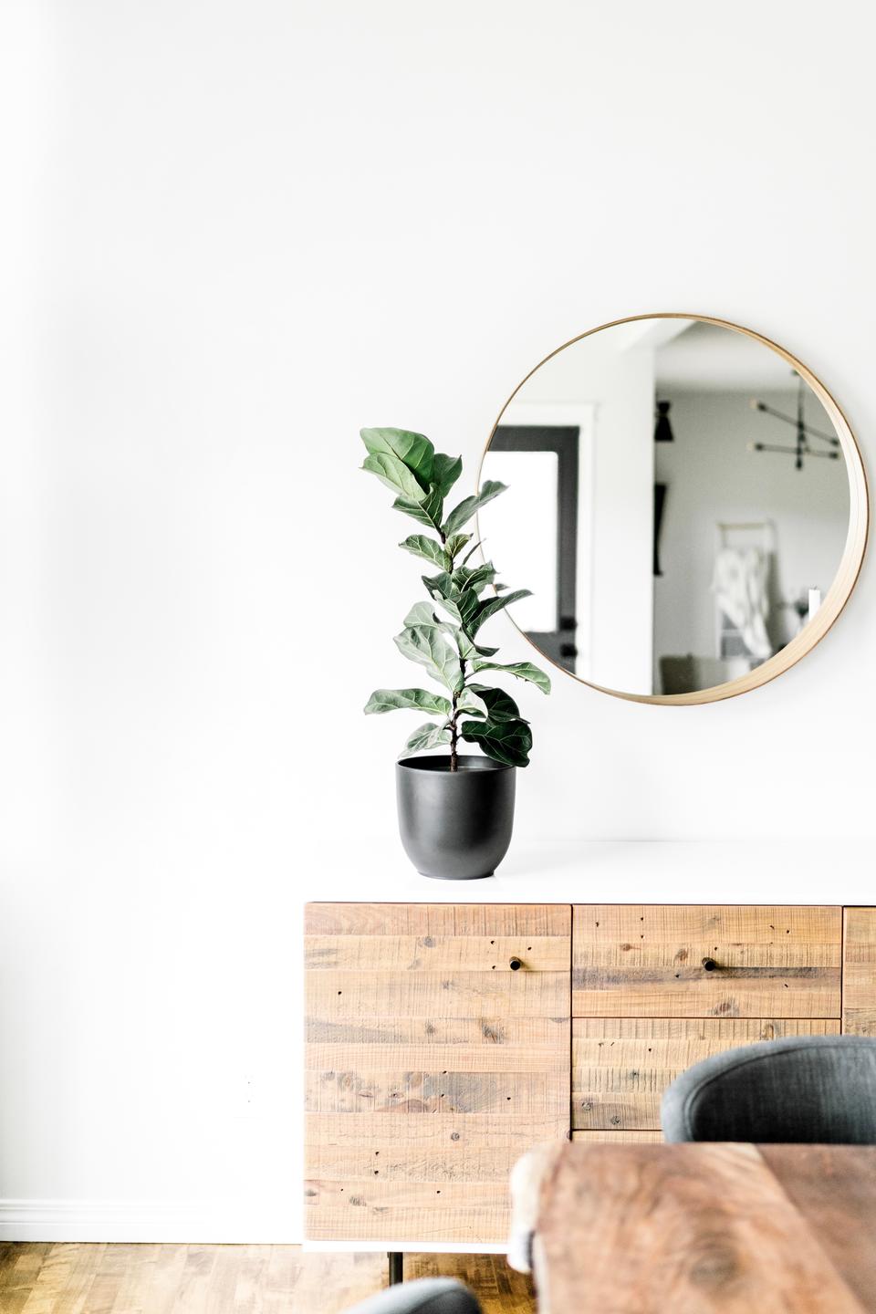 console and mirror