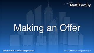 Making an offer