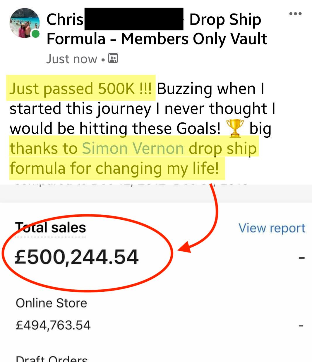 Drop Ship Formula Review - Sales3