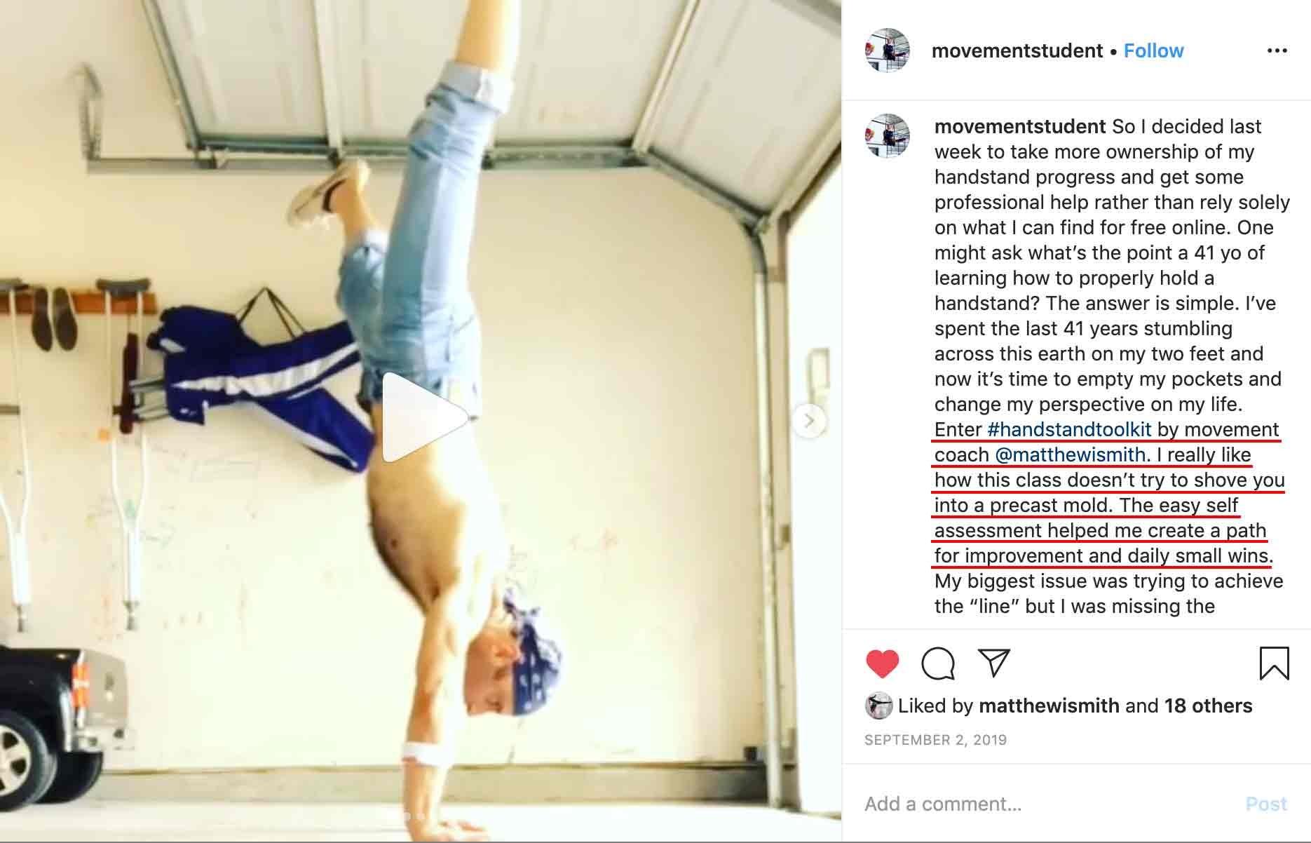 Handstand Toolkit Review