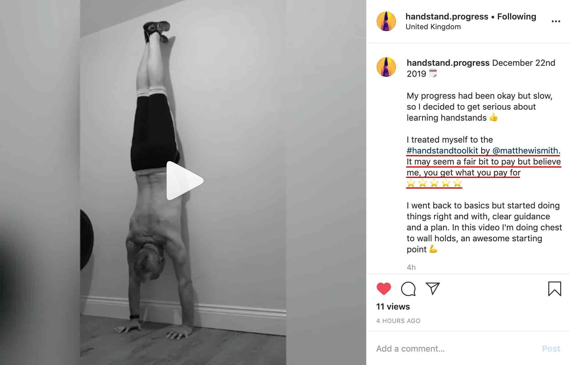 Handstand Toolkit Review