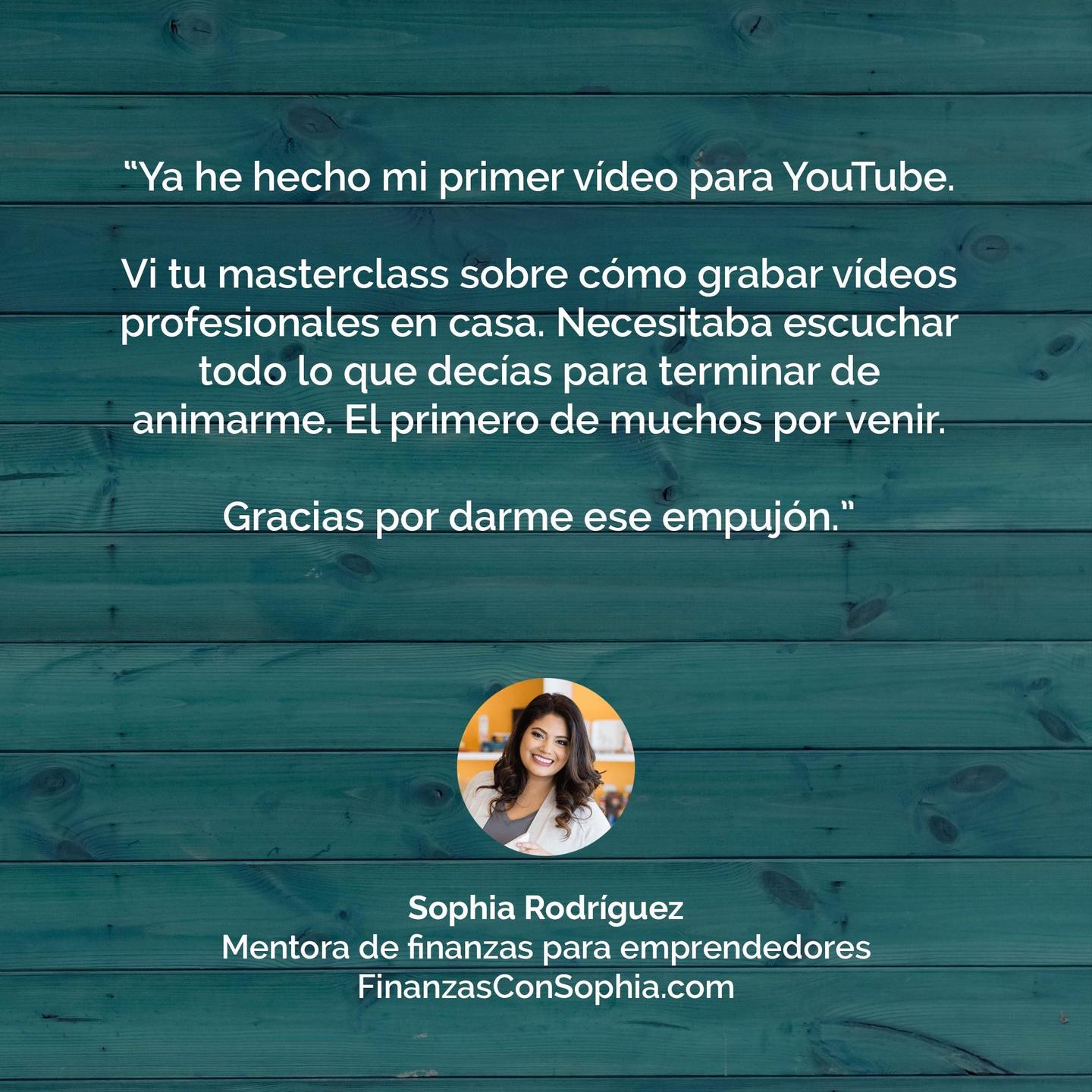 Testimonio Sophia Rodríguez