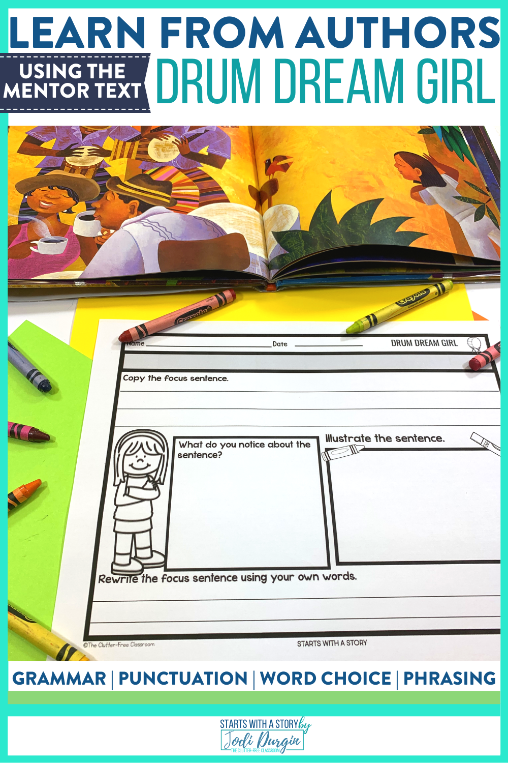 Drum Dream Girl Book Activities