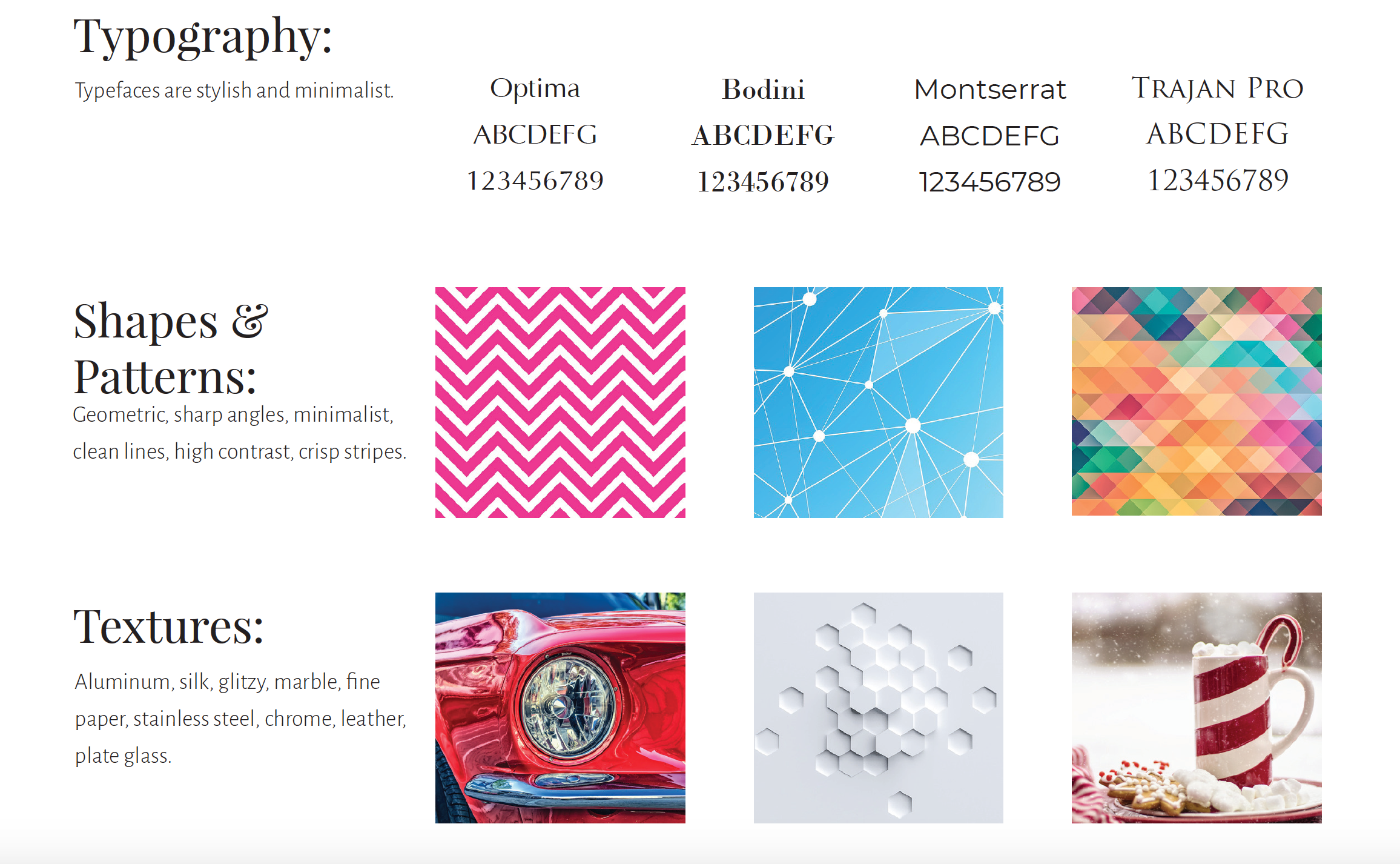 Color psychology Winter design elements