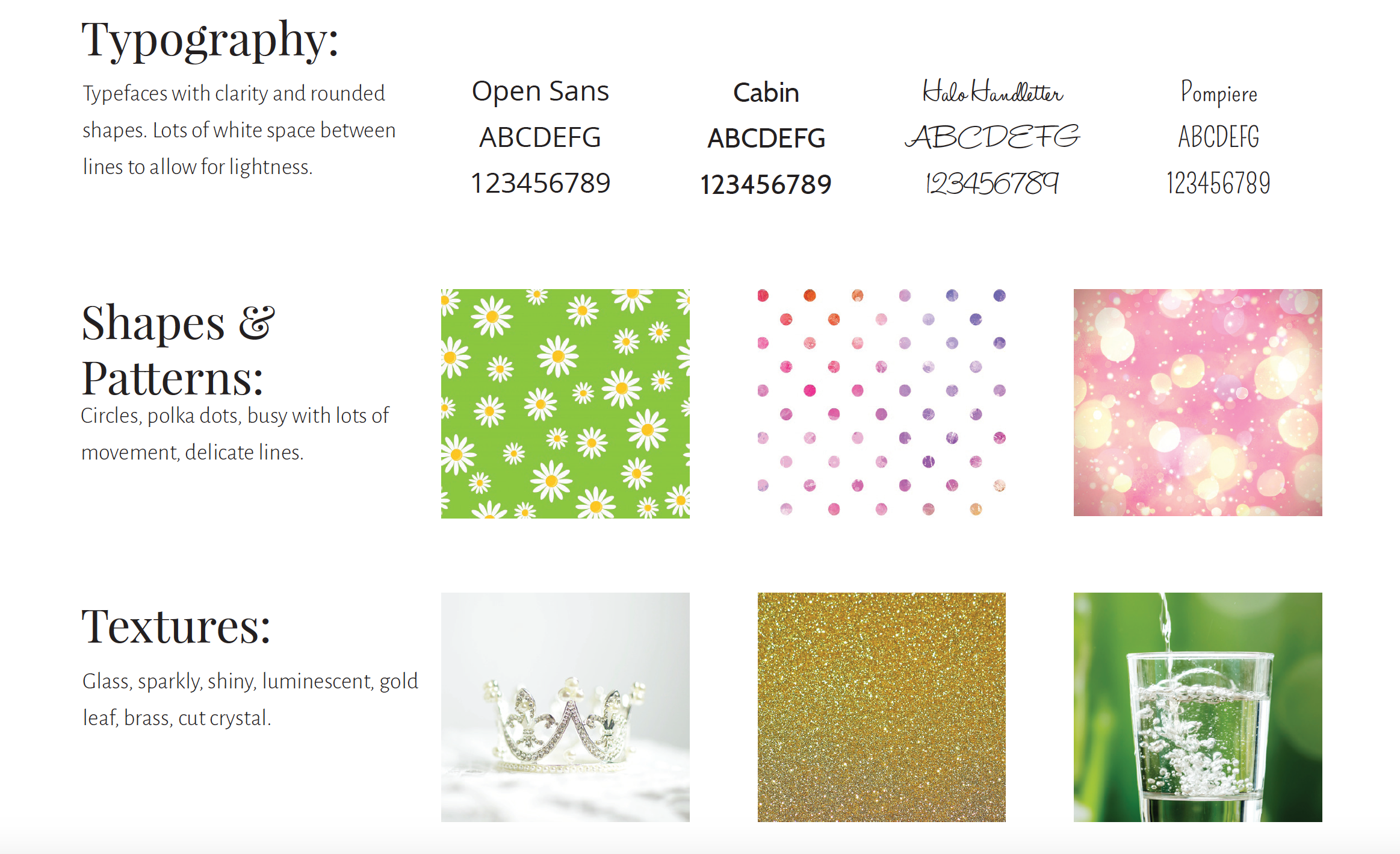 Color psychology Summer design elements