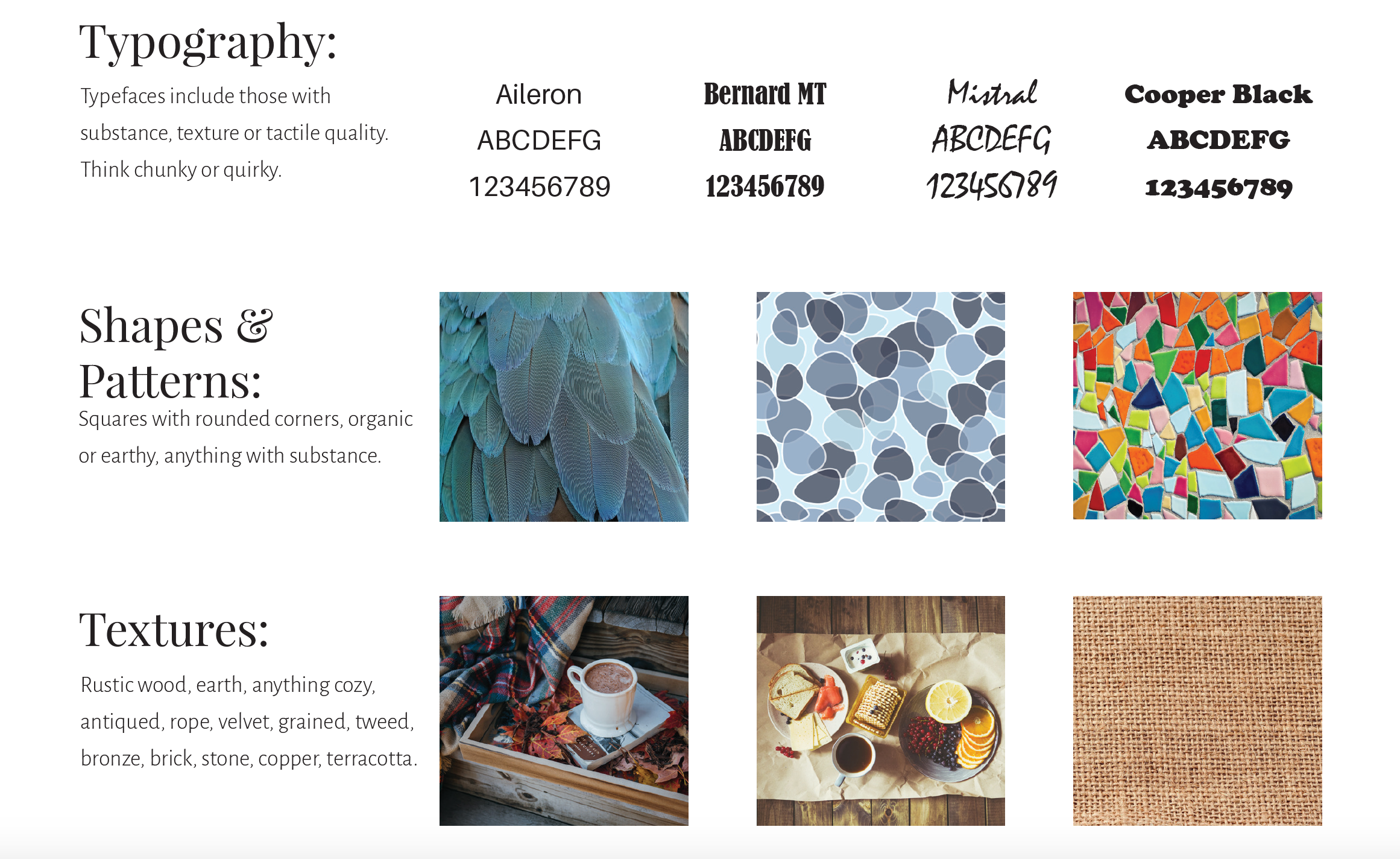 Color psychology Autumn design elements
