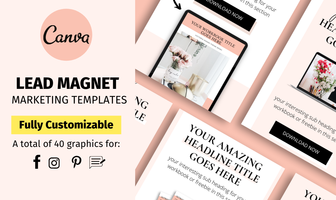 Canva Lead Magnet Marketing Templates