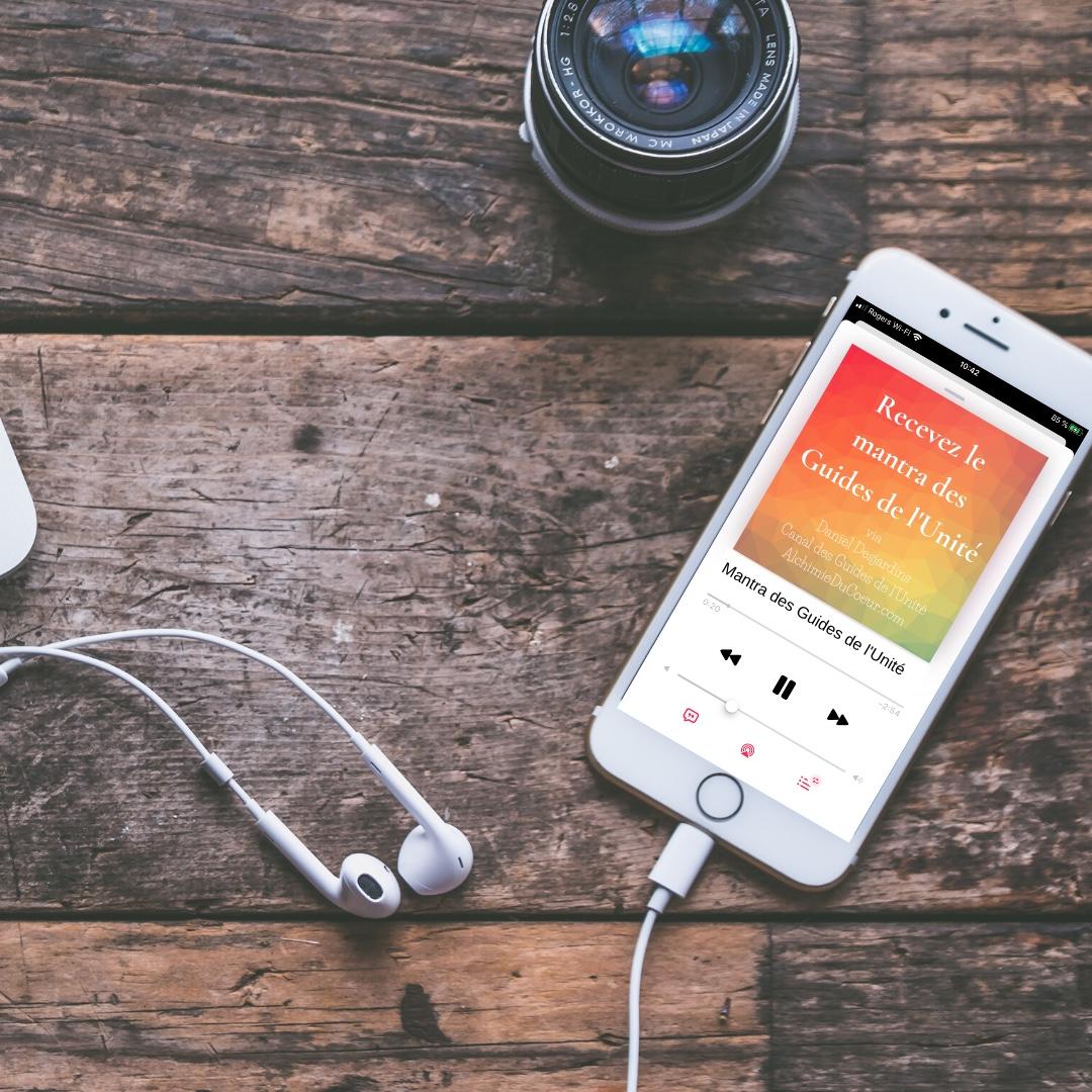Audio du mantra des Guides de l'Unité