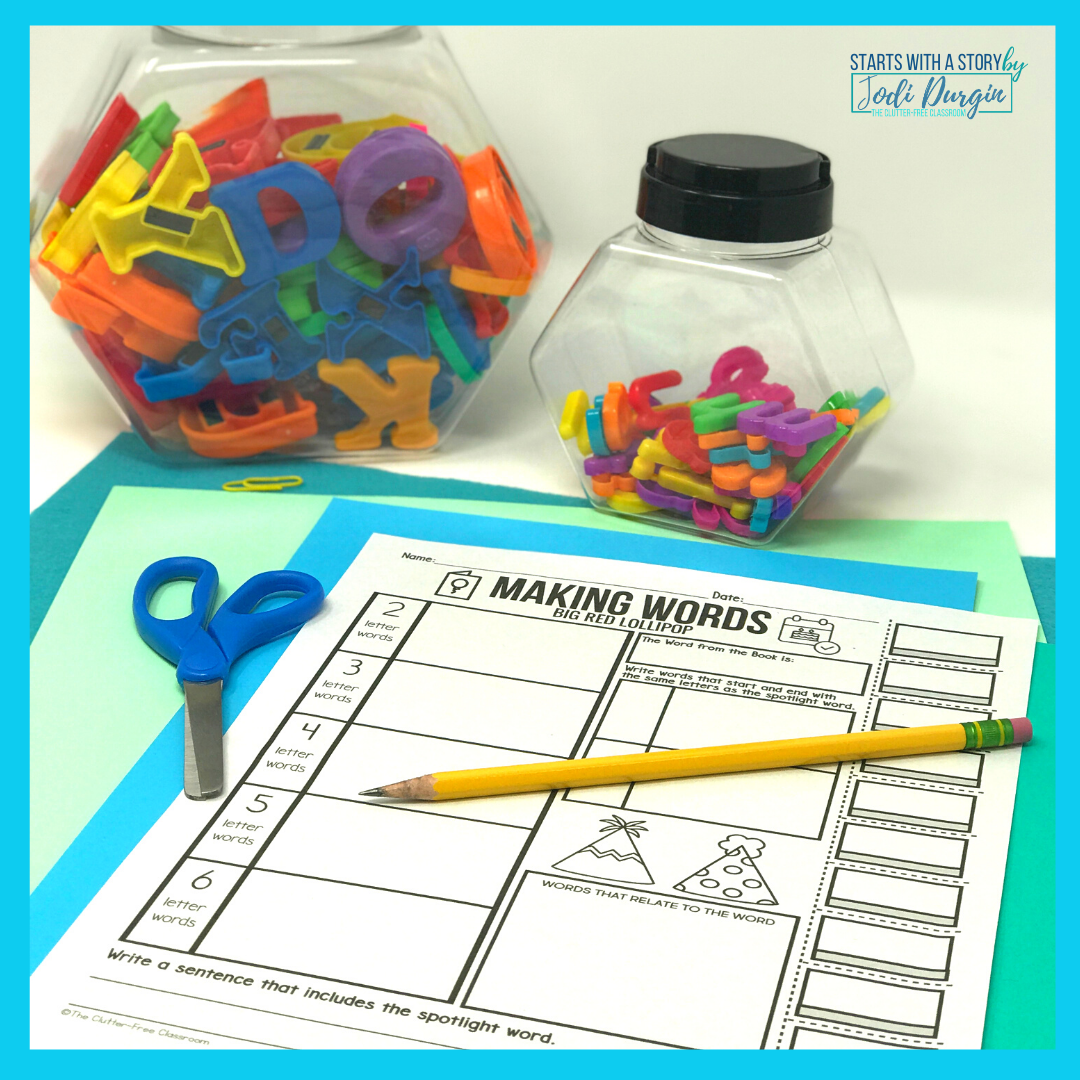 Big Red Lollipop Book Activities