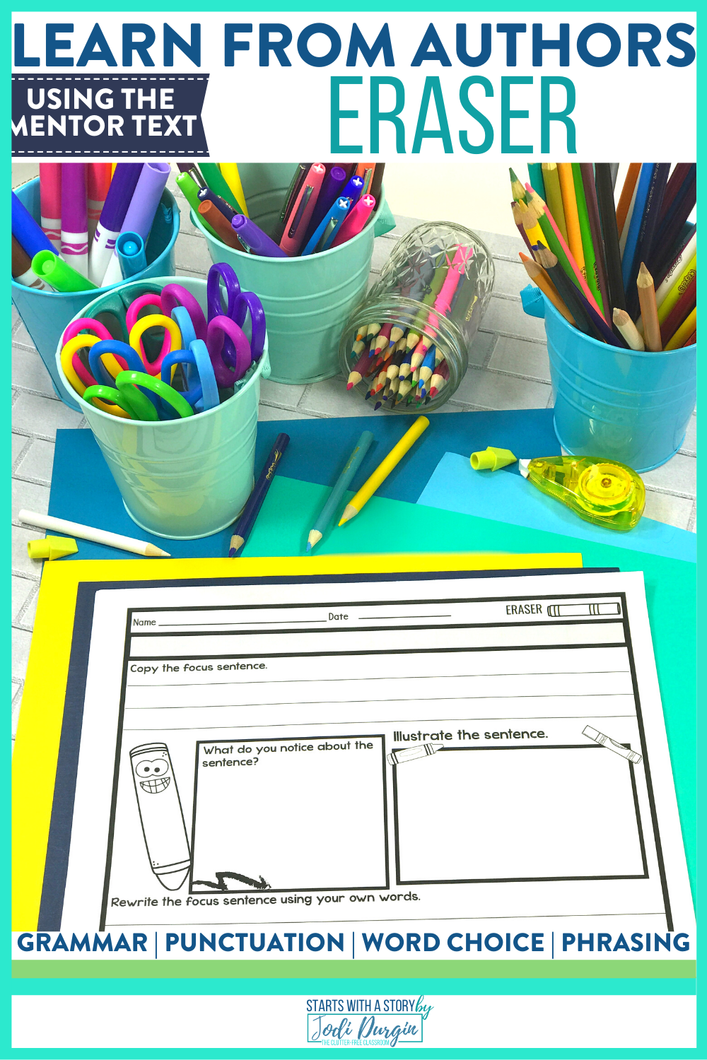 Eraser Book Activities