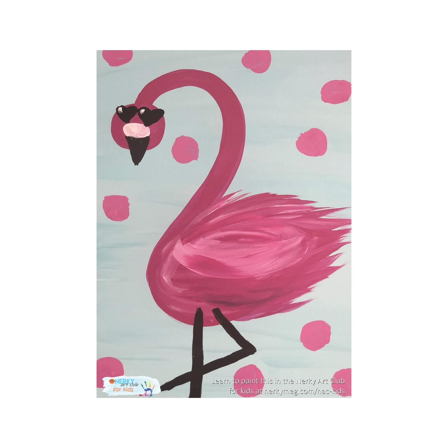Flamingo Painting