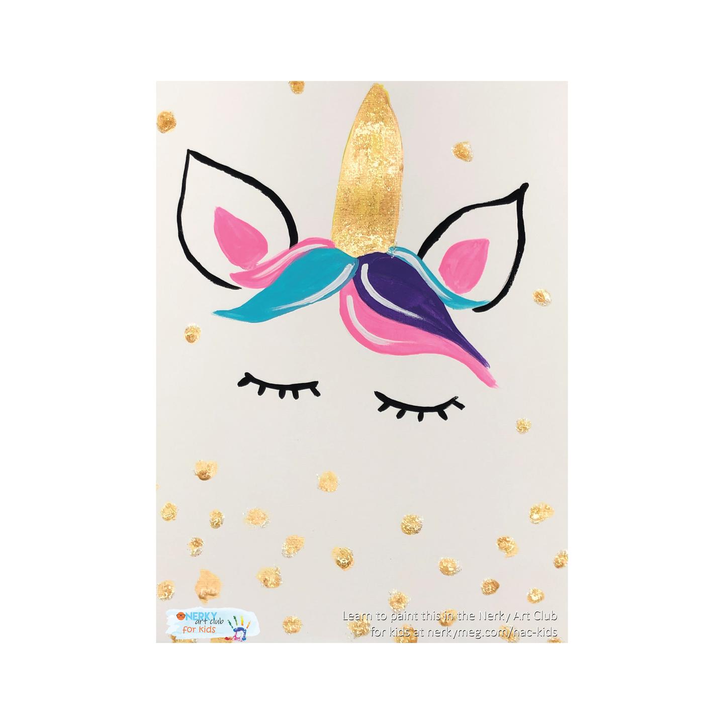 Unicorn Kids Painting