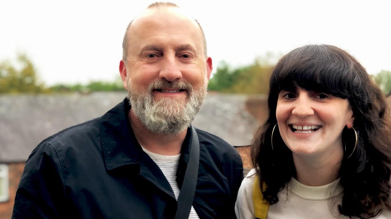 Casting director Andy Pryor and his associate Ri McDaid-Wren