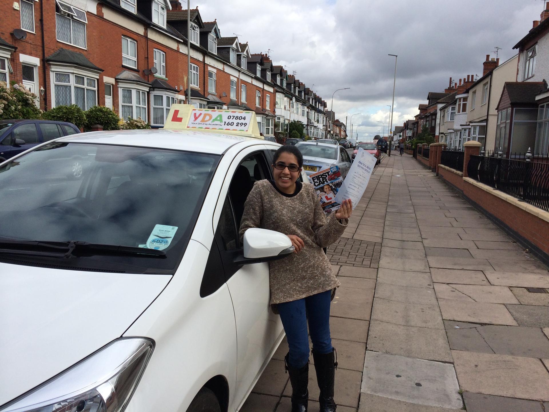 Driving Schools Leicester - Raeesa Khatri