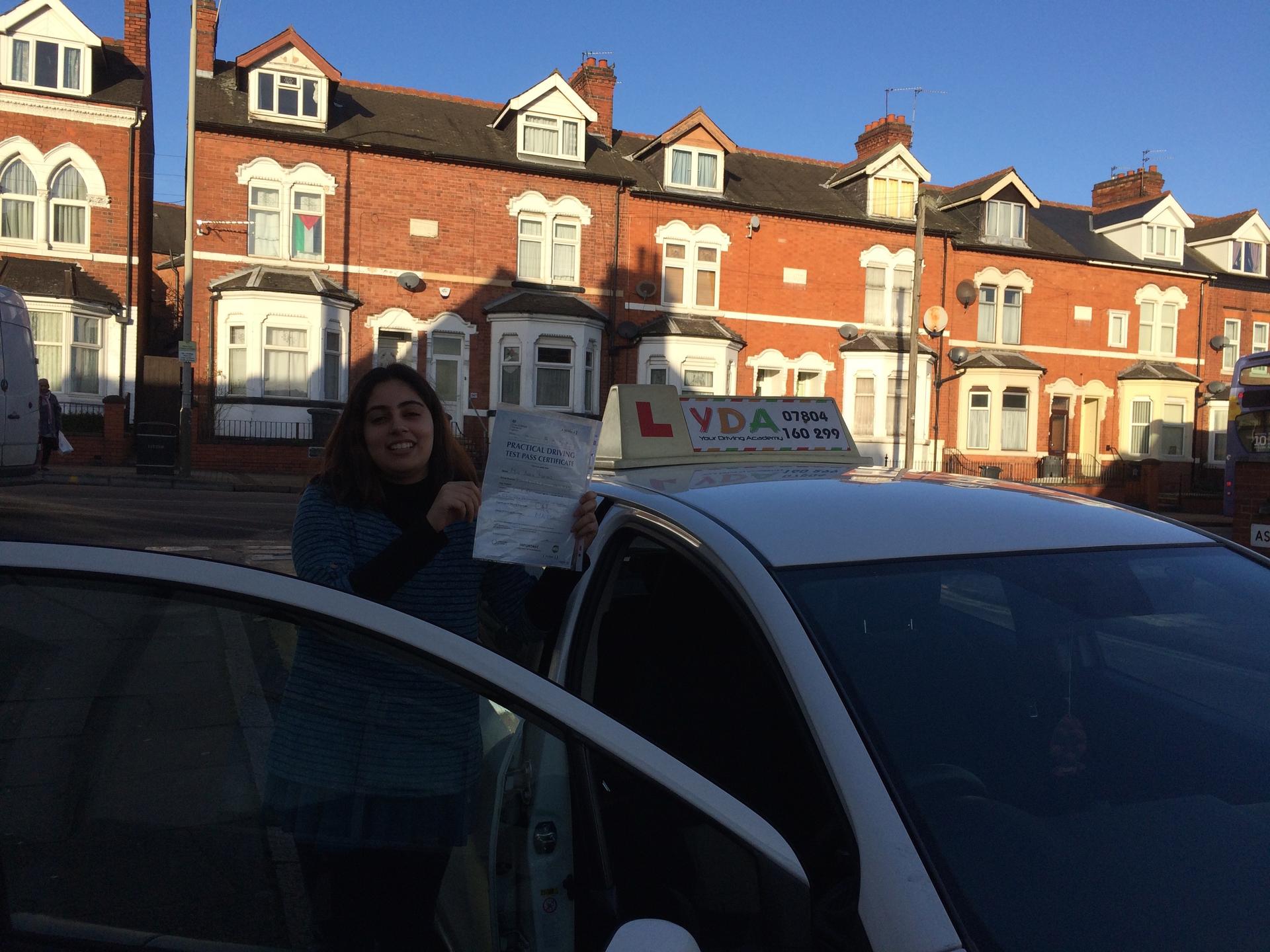 Driving Instructors Leicester - Aqsa Mamad